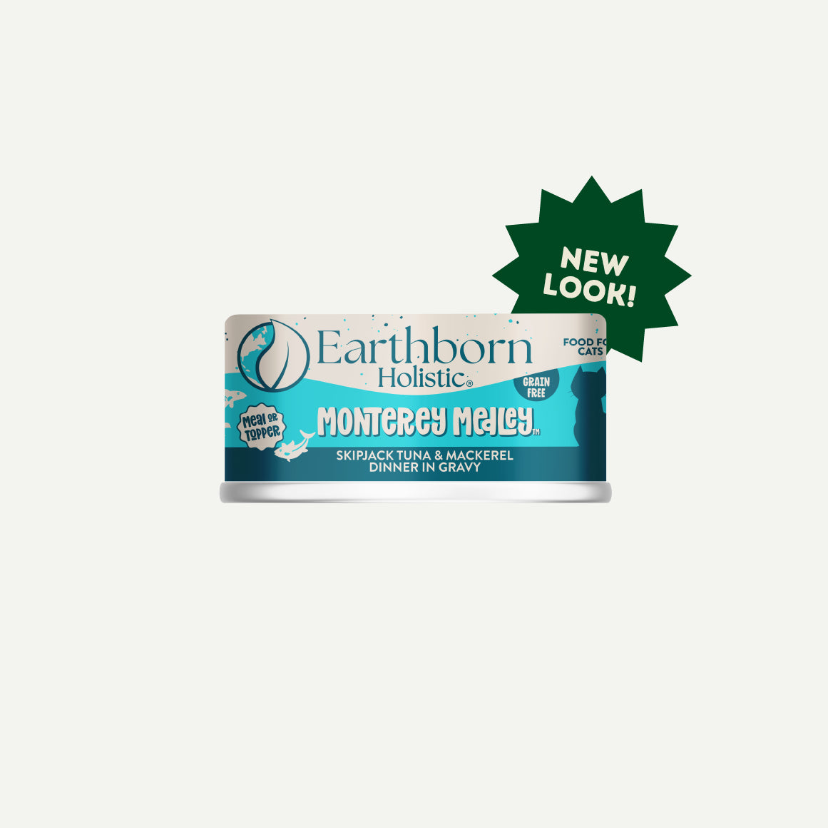 Earthborn Holistics - All Cat Breeds, All Life Stages Monterey Medley, Skipjack Tuna and Grilled Mackerel Dinner in Gravy Recipe Canned Cat Food - Southern Agriculture 