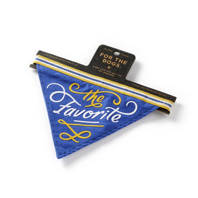 Chronicle-Hachette Book - Dog Bandana Brass Monkey The Favorite Dog Blue