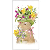 Mary Lake Thompson - Towel Green Hat Rabbit