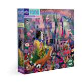 eeBoo - Cats and the Castle 1000 Piece Puzzle