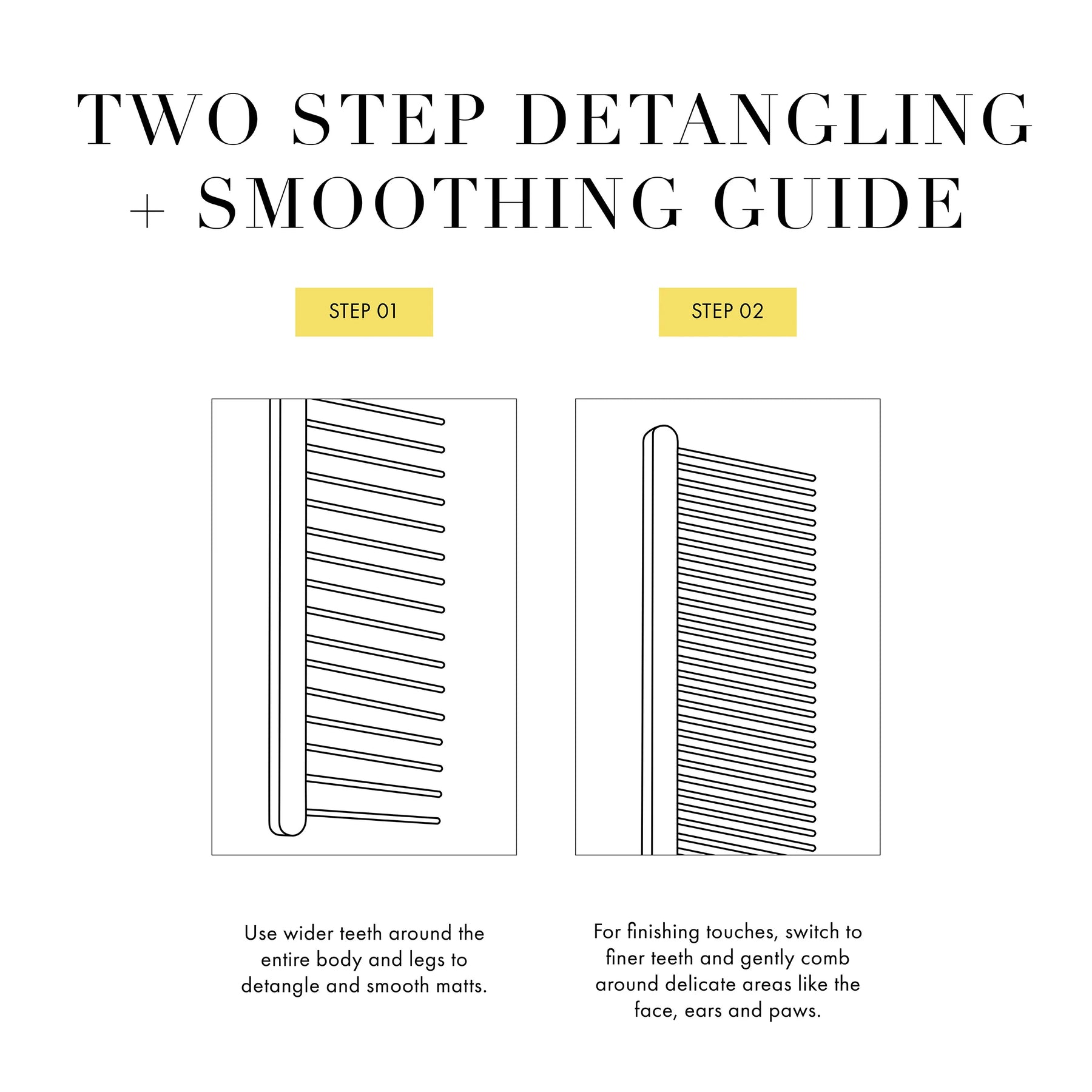 Tweezerman - Detangling Comb Dual-Sided