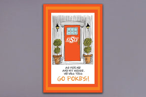 Magnolia Lane - Collegiate "As for Me & My House..." Garden Flag
