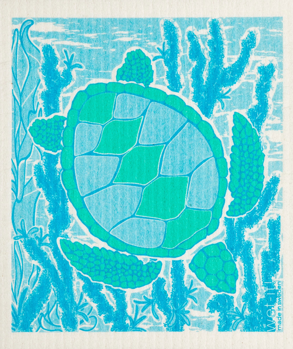 Wet-it! - Barbs Sea Turtle Swedish Cloth
