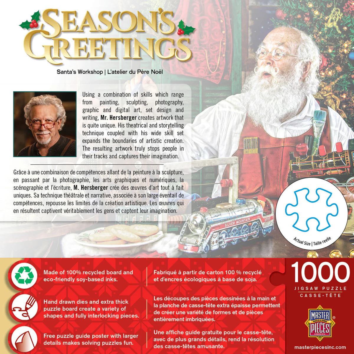 MasterPieces - Puzzle Santa's Workshop 1000 Piece