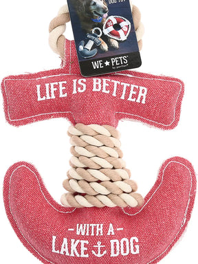 Pavilion Gift - Lake Dog Anchor 12" Canvas Rope Dog Toy