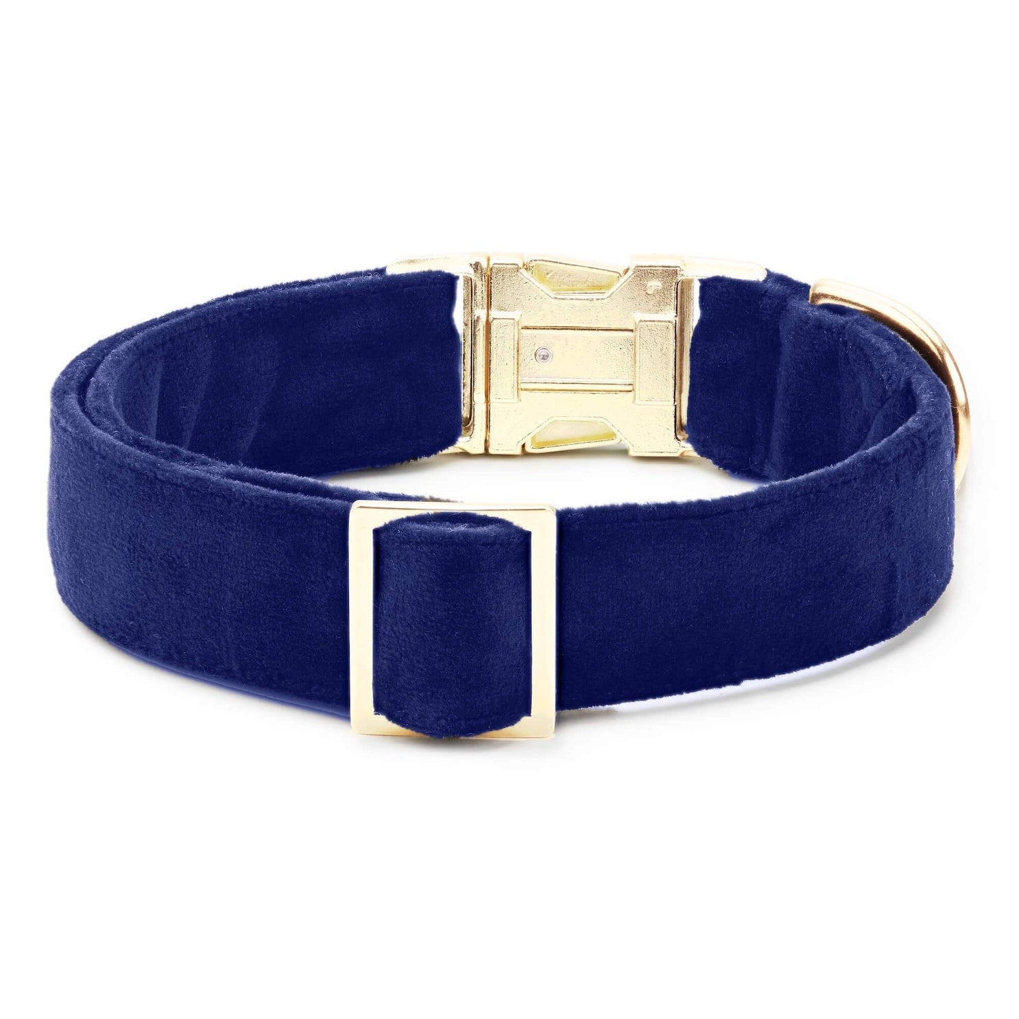 The Foggy Dog - Dog Collar Velvet Navy