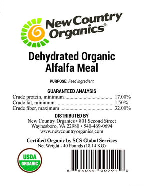 New Country Organics - Alfalfa Meal - 50 lbs
