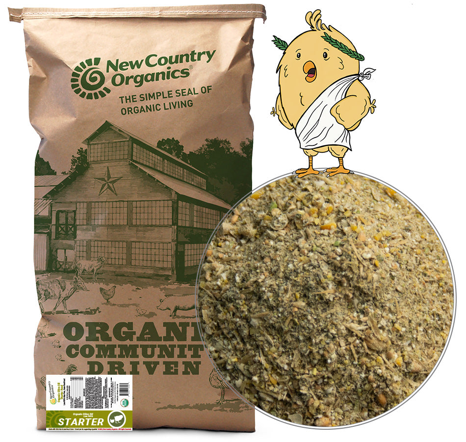 New Country Organics - Organic Olive Oil Layer Feed