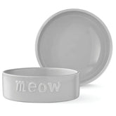 Petshop by Fringe Studio - Pet Bowl For Cats With "Meow"