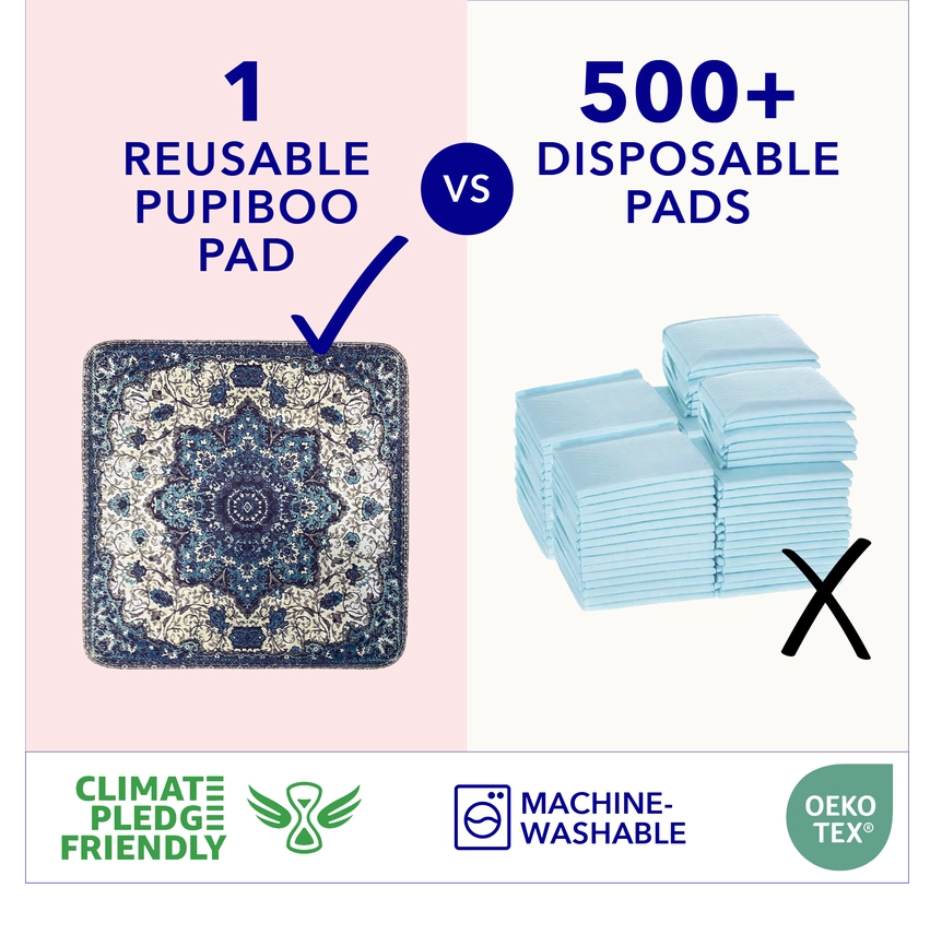Pupiboo - Medallion Washable Pee Pads 18"x24" (2 pack) - Southern Agriculture 