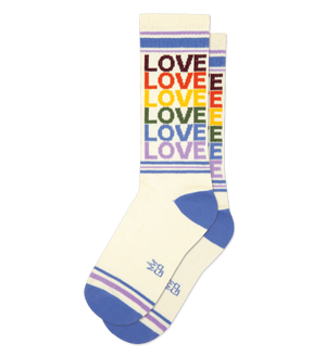 Gumball Poodle - Socks Love Vintage Rainbow
