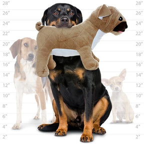 Tuffy Dog Toys - Mighty Farm Pug Plush Squeaky Dog Toy - Southern Agriculture 