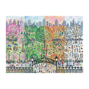 Chronicle-Hachette Book - Puzzle Michael Storrings Dog Park in Four Seasons