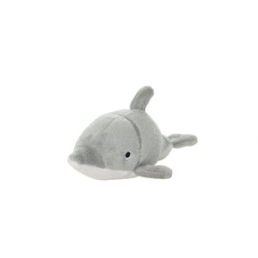 Tuffy Dog Toys - Mighty Junior Ocean Dolphin Plush Squeaky Durable Toy