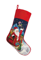 Peking Handicraft - Stocking Santa Sleigh