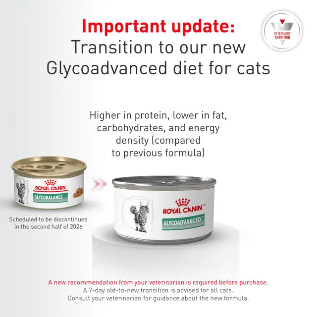 Royal Canin Veterinary Diet - Glycoadvanced Loaf In Sauce Canned Cat Food