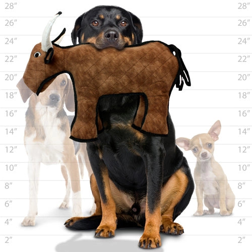 Tuffy Dog Toys - Barnyard Bull Dog Toy