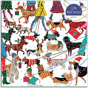 Chronicle-Hachette Book - Puzzle Winter Dogs