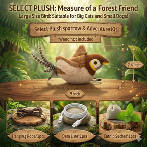 Vigor - Sparrow Bird Chirping Cat Toy Plush