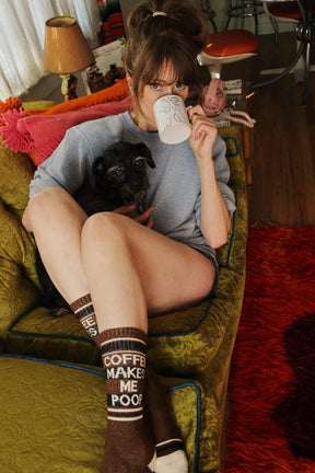 Gumball Poodle - Socks Coffee Makes Me Poop