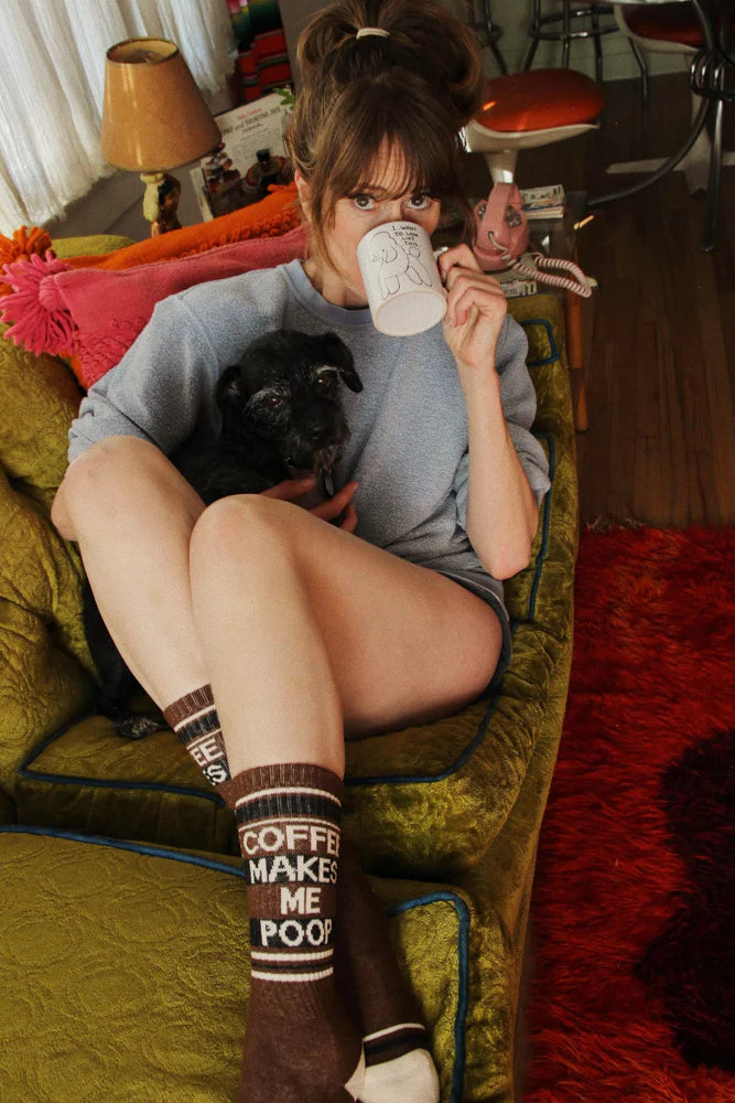 Gumball Poodle - Socks Coffee Makes Me Poop