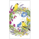 Mary Lake Thompson - Towel Goldfinch Wreath