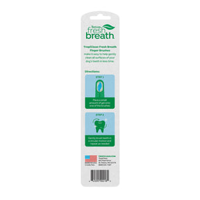 Tropiclean - Fresh Breath Finger Brushes (2pack) for Dogs