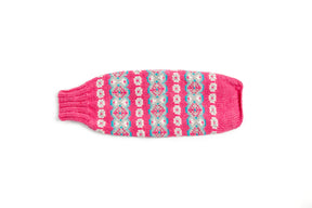 Chilly Dog - Dog Sweater Fairisle Rose Alpaca