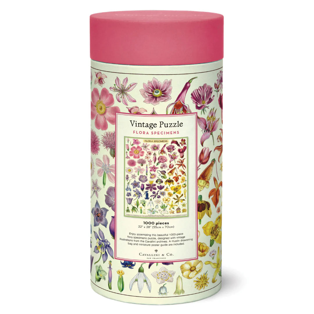 Cavallini & Co. - Puzzle Flora Specimens