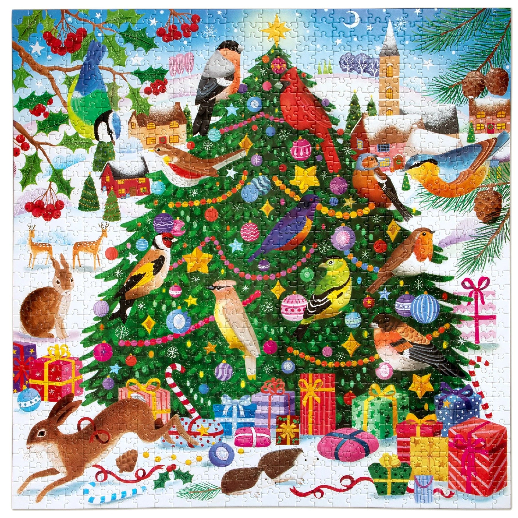 eeBoo - Puzzle Christmas Songbirds