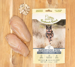 Badlands Ranch - Superfood Bites 100% Chicken Breast Treats Freeze-Dried Raw - Southern Agriculture 