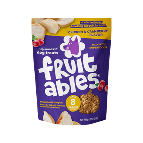 Fruitables - Chicken & Cranberry Crunchy Dog Treats