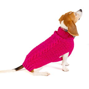 Chilly Dog - Dog Sweater Alpaca Pink Wool