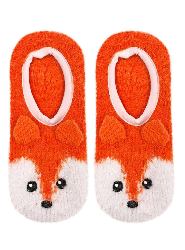Living Royal - Slipper Socks Fuzzy Sly Fox