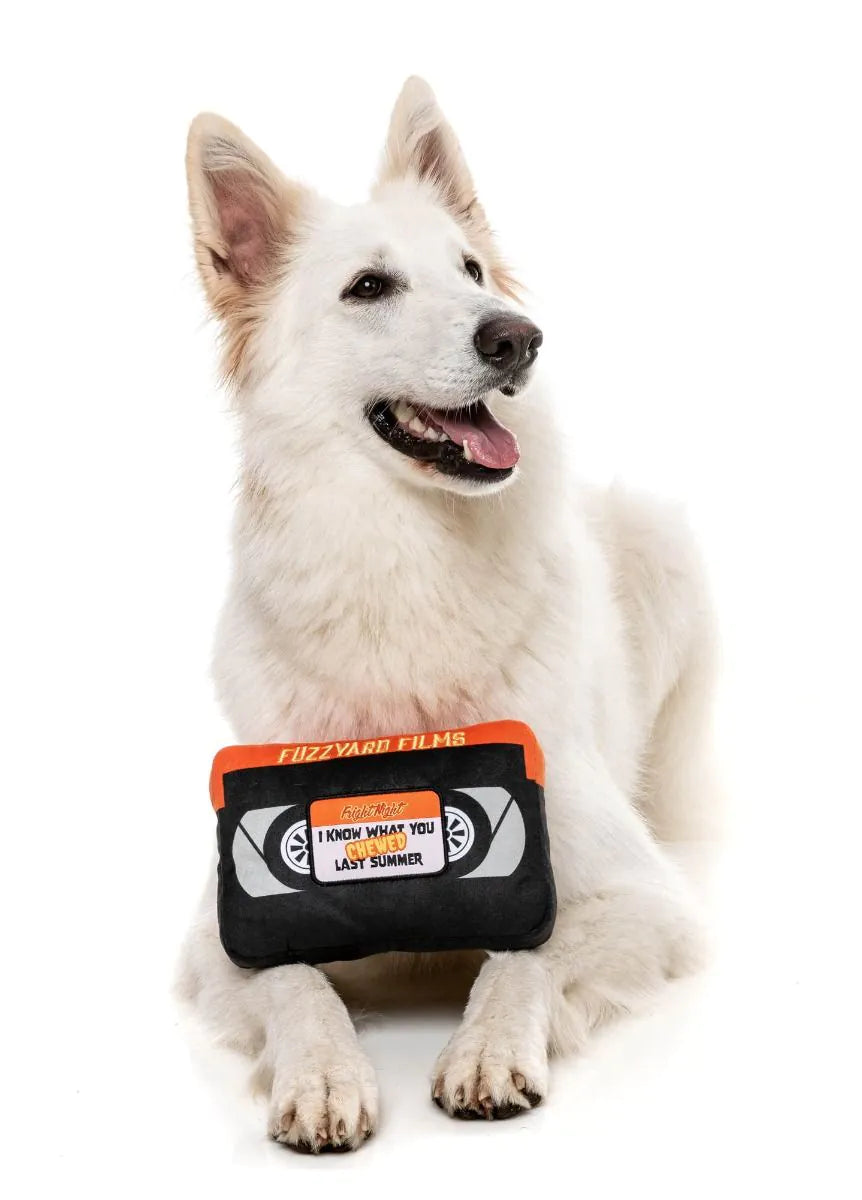 FuzzYard - Horror Film VHS Tape Dog Toy