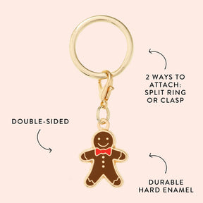 The Foggy Dog - Collar Charm Gingerbread Man