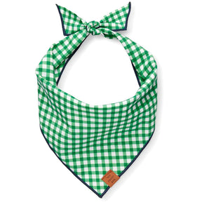 The Foggy Dog - Bandana Dog Grass Gingham