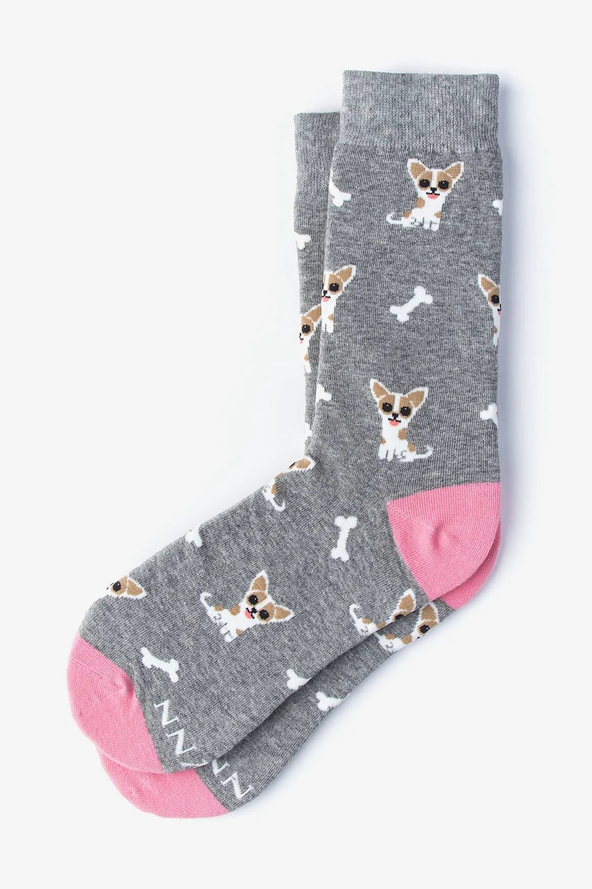 Wild Attire Alynn Socks Bone Appetit Chihuahua