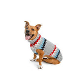 Chilly Dog - Dog Sweater Gray Chevron