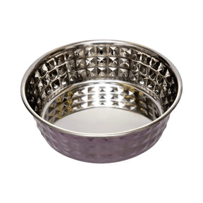Jojo Modern Pets - Stainess Steel Hammered Dog