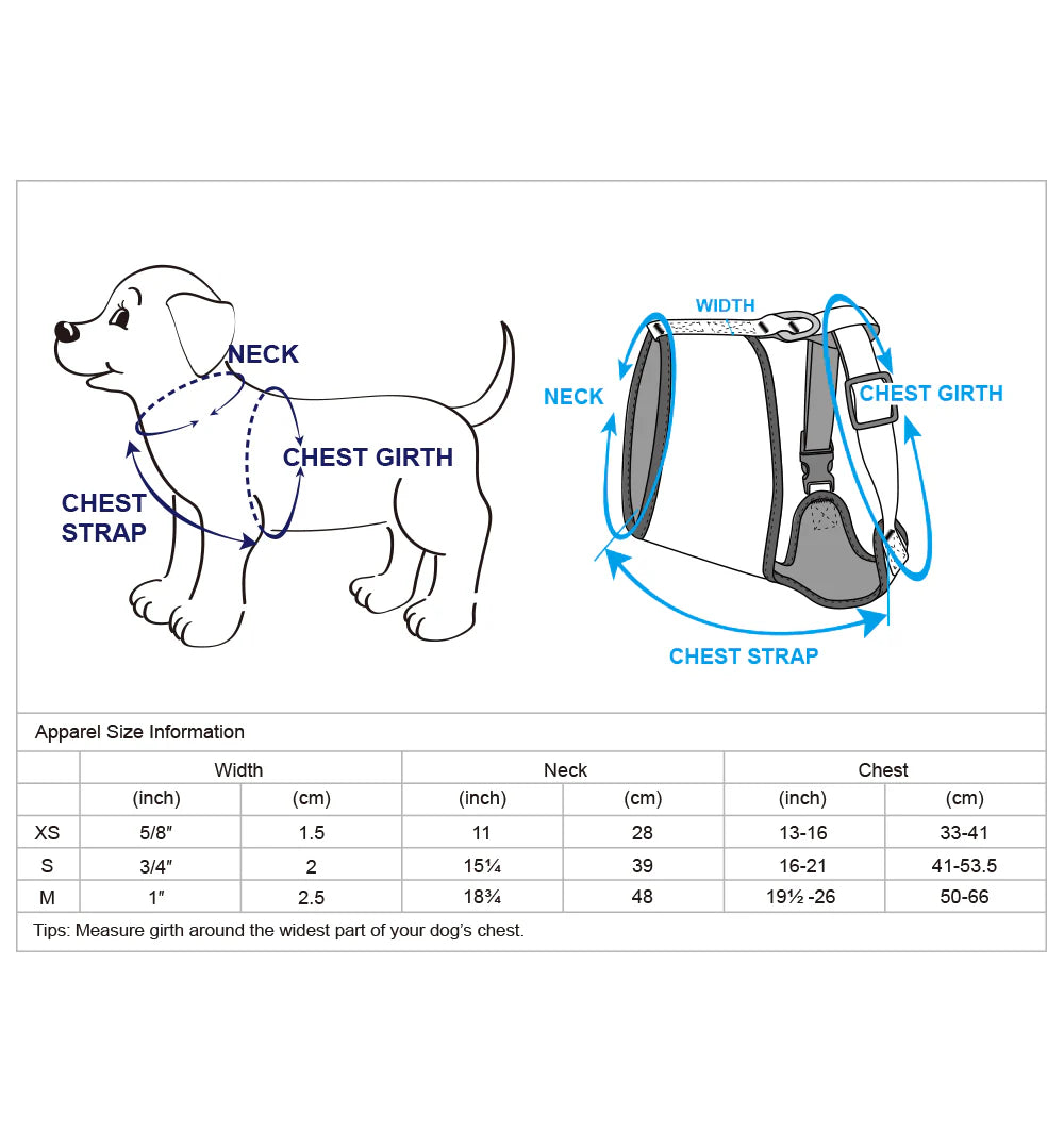 Blueberry Pet - American Flag Dog Harness Vest