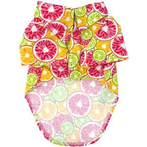 Doggie Design - Hawaiian Camp Shirt Citrus Slice