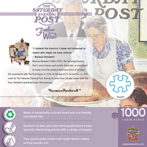 MasterPieces - Puzzle Saturday Evening Post - Freedom from Want 1000 Piece