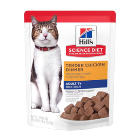 Hill's Science Diet - Adult 7+ Tender Chicken Dinner Cat Pouches - Southern Agriculture 