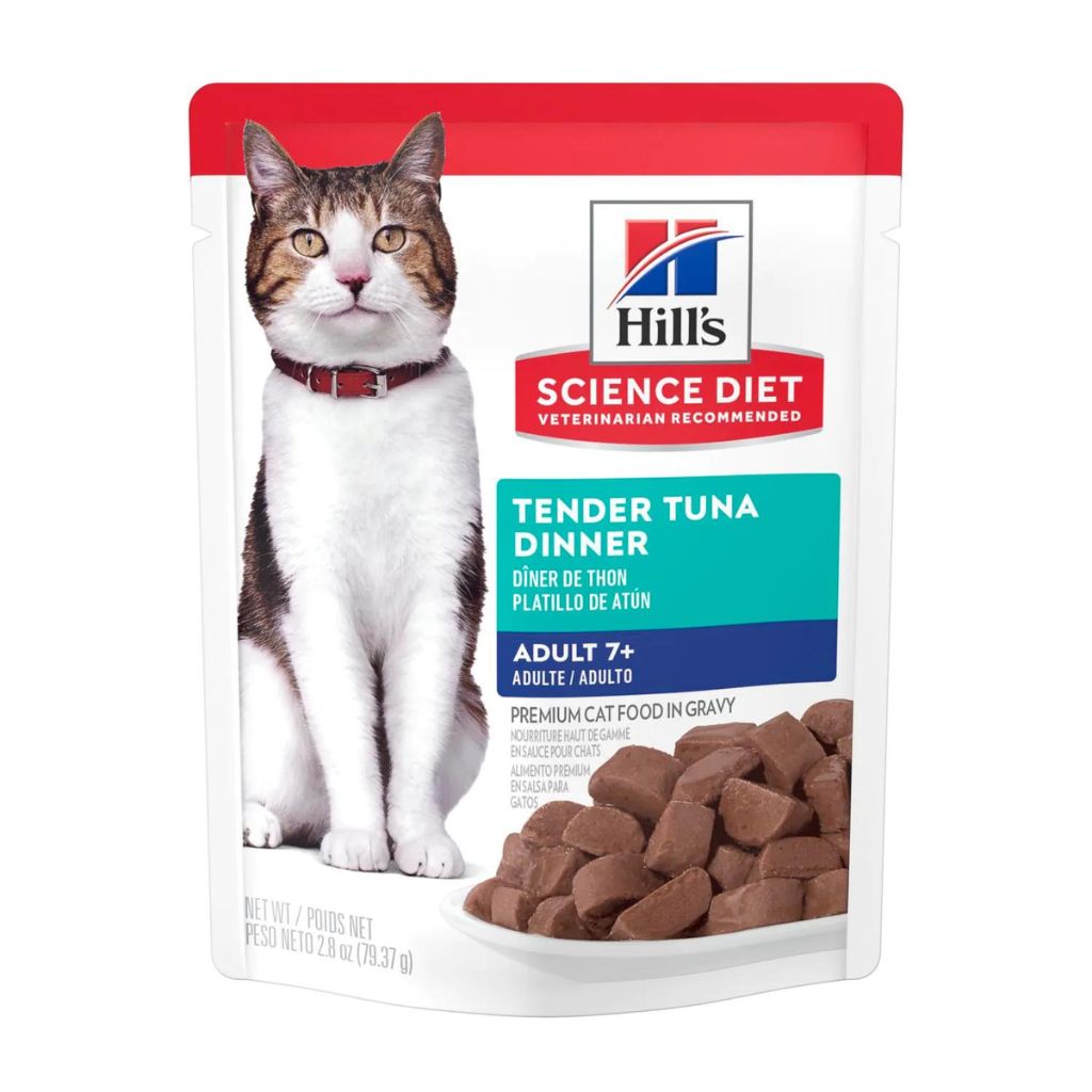 Hill's Science Diet - Adult 7+ Tender Tuna Dinner Cat Pouches - Southern Agriculture 