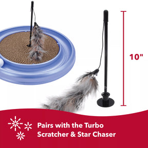 Bergan - Turbo Teaser Feather with Bell - Accessory for Turbo scratcher