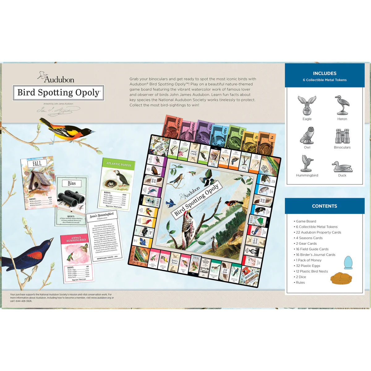 MasterPieces - Board Game Audubon Opoly