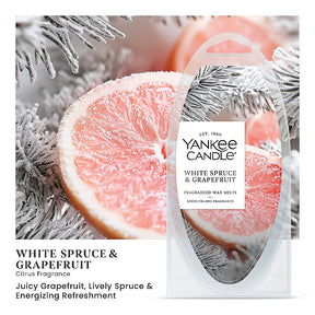 Yankee Candle - Wax Melt White Spruce & Grapefruit