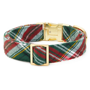 Foggy Dog - Dog Collar Holly Jolly Flannel - Southern Agriculture 