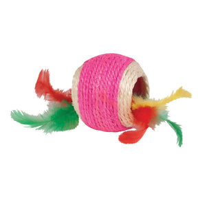 Kylie's - Jute Ball With Feather Middle